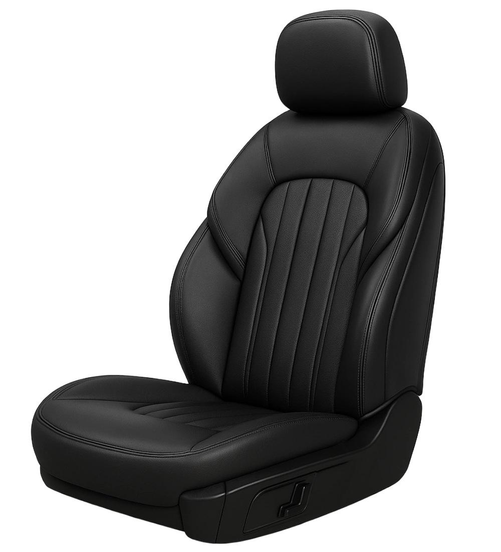 Black Seat Covers - Genuine Leather - Image 4