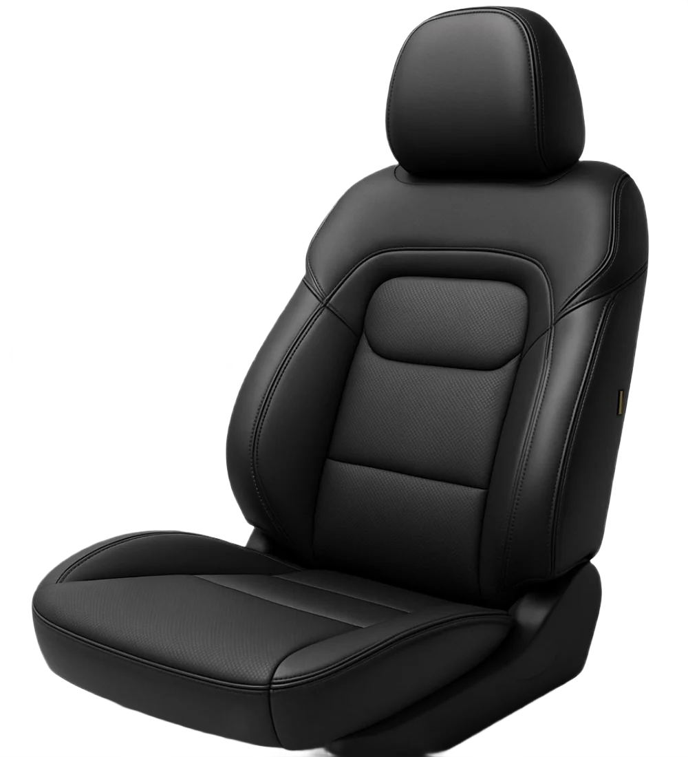 Black Seat Covers - Genuine Leather - Image 7