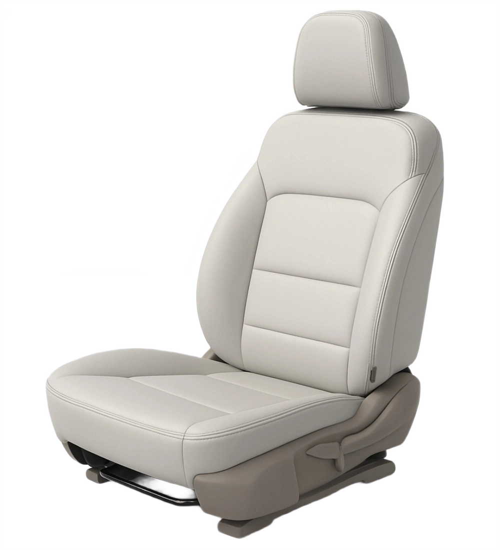 White Seat Covers - Genuine Leather - Image 3